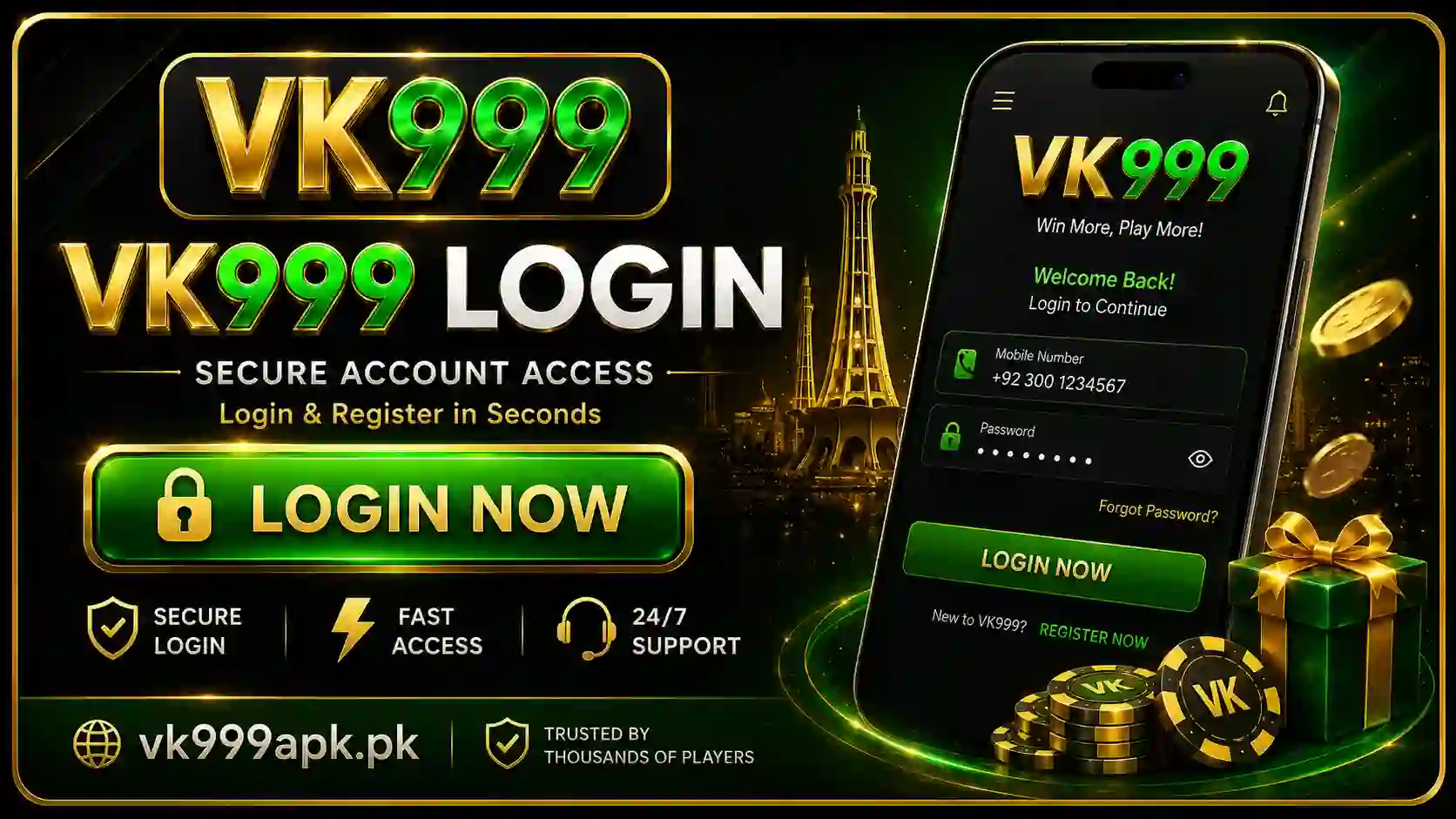 VK999 login